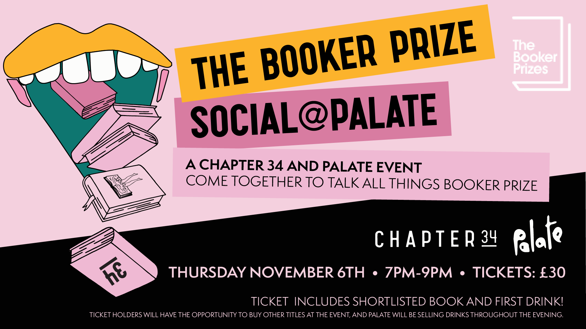 The Booker Prize Social @Palate