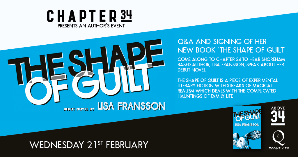 Lisa Fransson, The Shape of Guilt - An Author Event