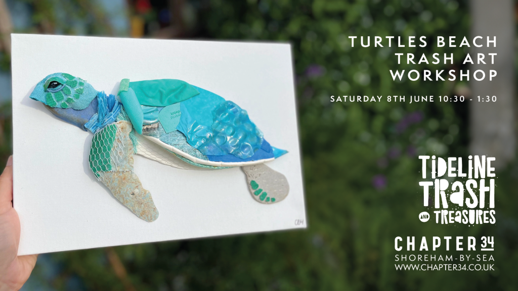 Turtles beach trash art workshop