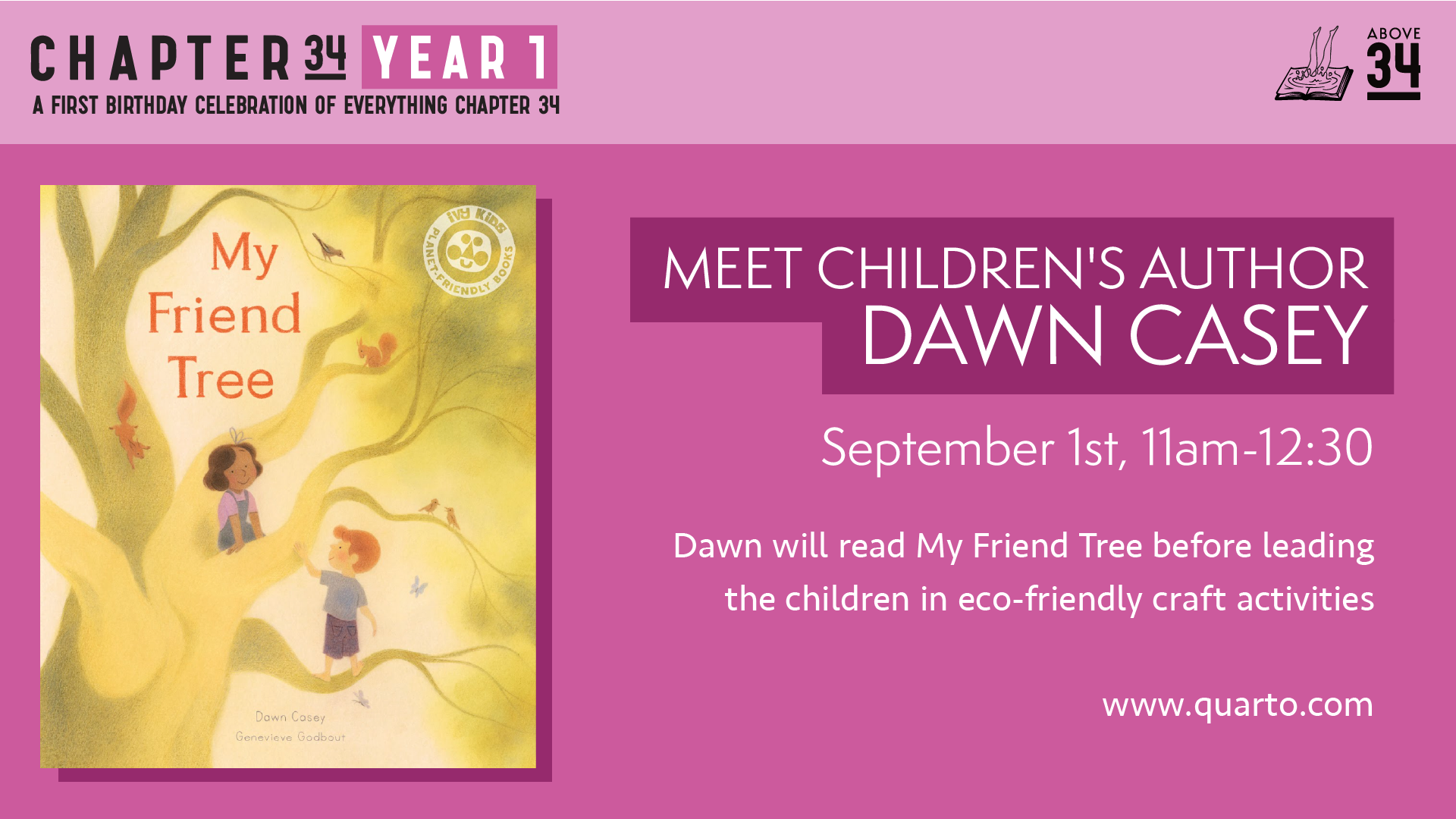 DAWN CASEY - CHILDREN'S AUTHOR - YEAR ONE EVENT!